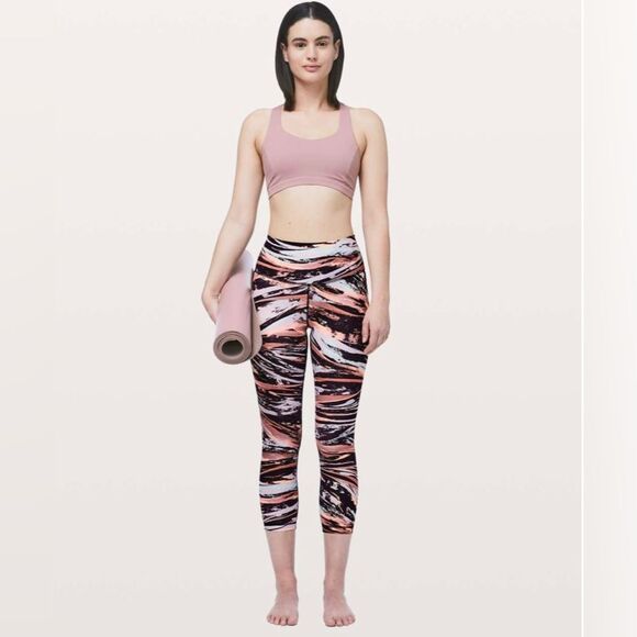 Lululemon Wunder Under High-Rise 7/8 Tight Luxtreme Colour Splash Multi W5BSNS 6 - Picture 1 of 16